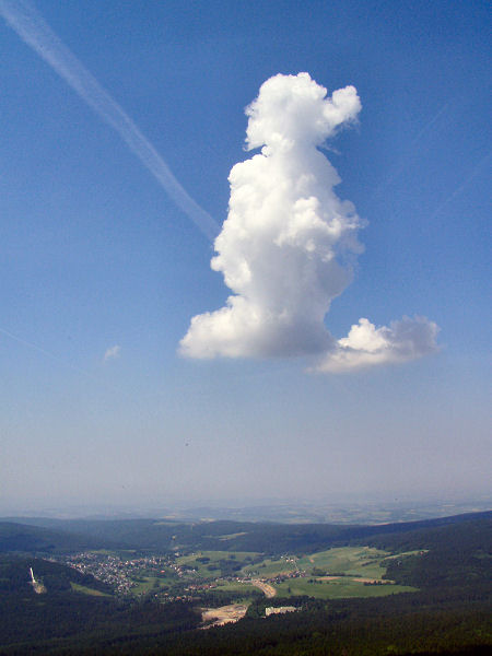 Wolke ueber Bischofsgruen